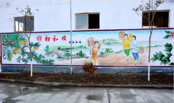 武定乡镇文化墙 乡风文明焕发新活力