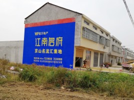 武定农村墙体广告在不同形式上面展现的不同特色